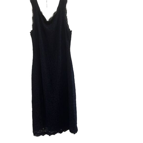 Adriana Papell sleeveless lace blue dress - Picture 1 of 7